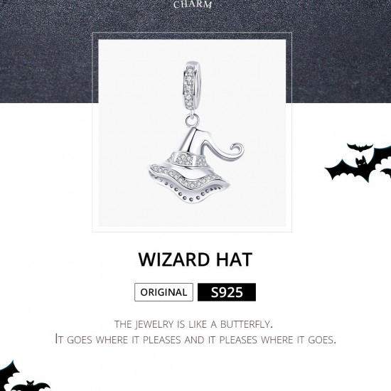 Wizard Hat Dangle Charm