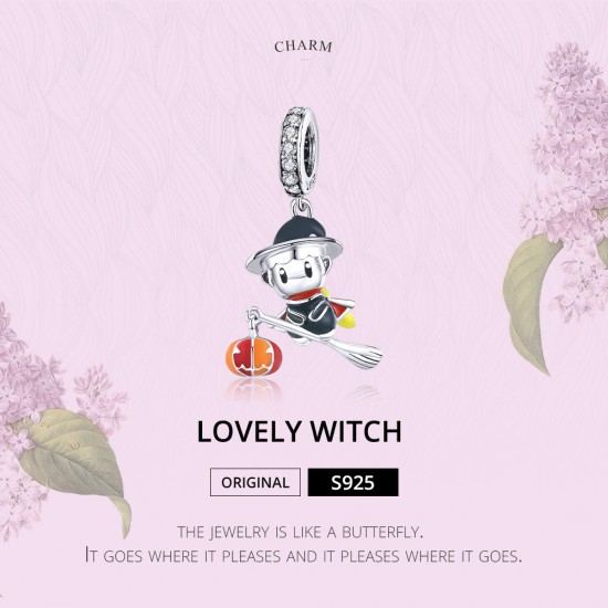 Lovely Witch Dangle Charm