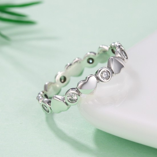 My Heart Is Bright Stackable Ring