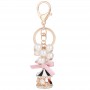Pearl Carrousel Keychain Bag Charm