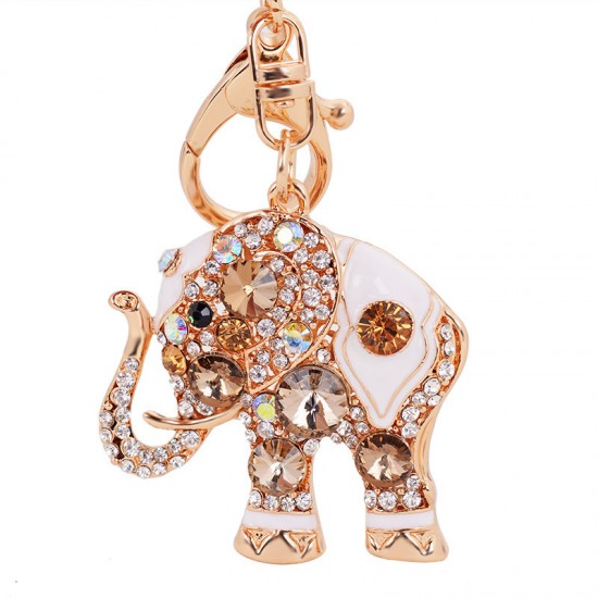 Lovely Elephant Keychain Bag Charm