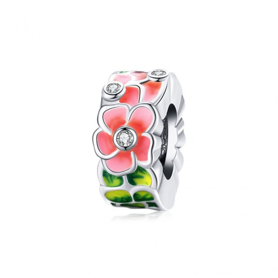 Colorful Flowers Charm