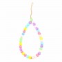 Deaded Phone Charm Cute Colorful Heart Beads